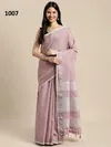 Finland By Astita Festival Wear Linen With Latkan Saree Wholesale Market Surat